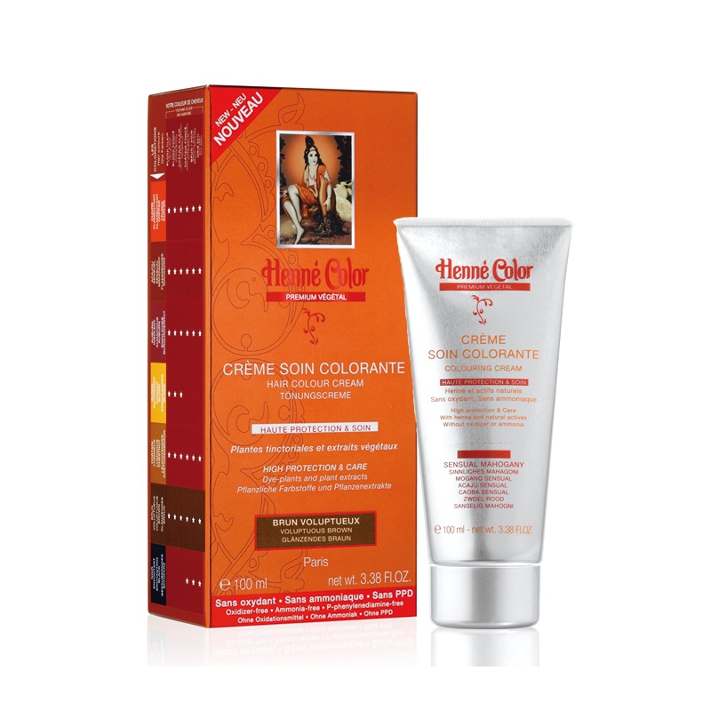 Crème Colorante Brun Voluptueux Prenium Végétal - 100ml Crème Colorante Brun Voluptueux Prenium Végétal - 100ml