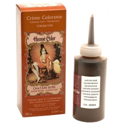 Crème colorante Chatain doré Henné Color - 90ml