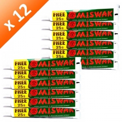 Lot de 12 Dentifrices au Siwak 50gr + 25gr gratuit