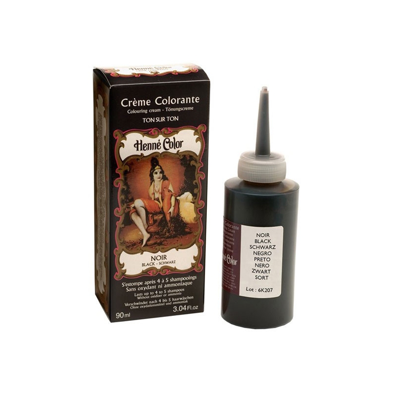 Crème colorante Noir Henné Color - 90ml