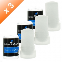 Lot de 3 Pierres d'Alun en Stick - 60gr