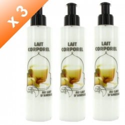 Lot de 3 Laits Corps au Lait d'Anesse Bio - 250ml