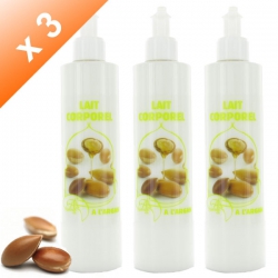 Lot de 3 Laits Corps à l'Huile d'Argan Bio - 250ml