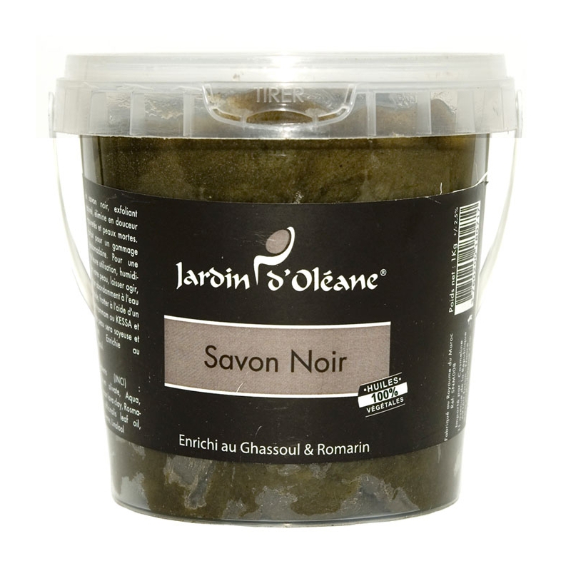 Savon Noir au Ghassoul et Romarin - 1Kg