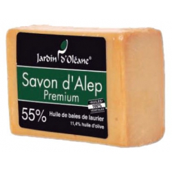 Savon D'alep 55% laurier 7,6% nigelle