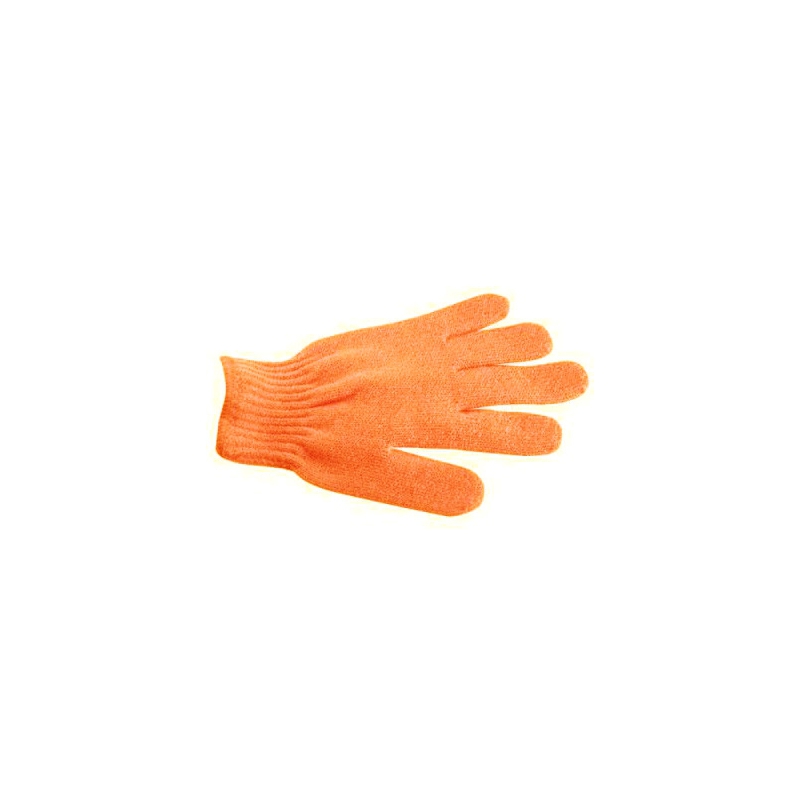 Gant de gommage 5 doigts - Orange