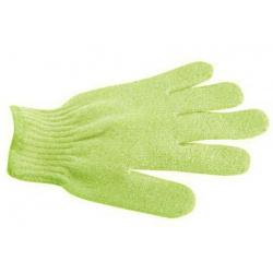 Gant de gommage 5 doigts - Vert Clair